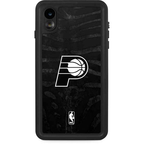 NBA Indiana Pacers Black Animal Print iPhone XR Waterproof Case