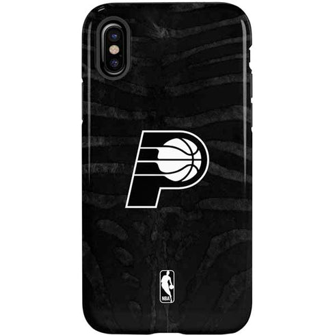 NBA Indiana Pacers Black Animal Print iPhone XS Pro Case