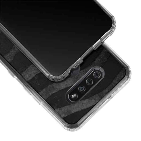 NBA Indiana Pacers Black Animal Print LG K51/Q51 Clear Case