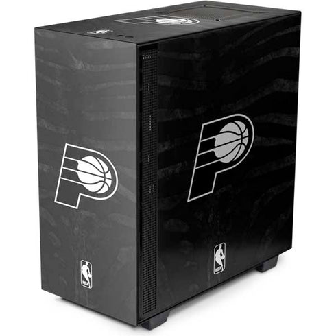 NBA Indiana Pacers Black Animal Print NZXT H510 Compact ATX Mid-Tower Case Skin