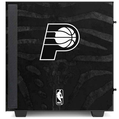 NBA Indiana Pacers Black Animal Print NZXT H510 Compact ATX Mid-Tower Case Skin