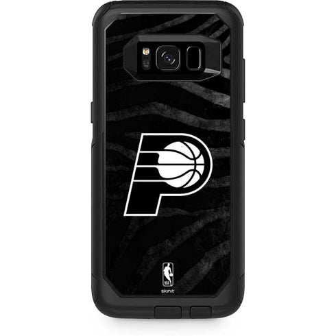 NBA Indiana Pacers Black Animal Print Otterbox Commuter Galaxy Skin