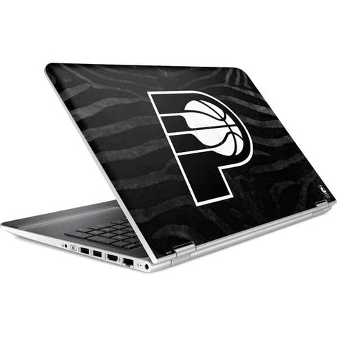 NBA Indiana Pacers Black Animal Print HP Pavilion Skin