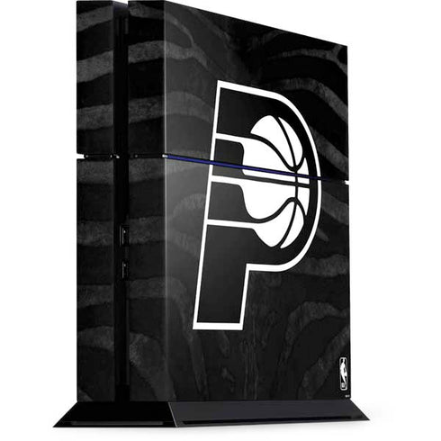 NBA Indiana Pacers Black Animal Print PS4 Console Skin