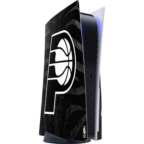 NBA Indiana Pacers Black Animal Print PS5 Console Skin