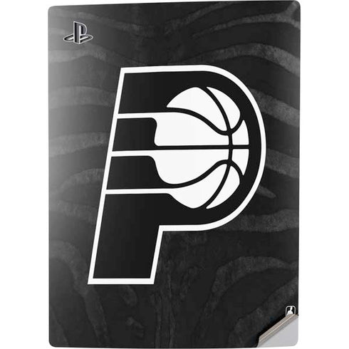 NBA Indiana Pacers Black Animal Print PS5 Digital Edition Console Skin