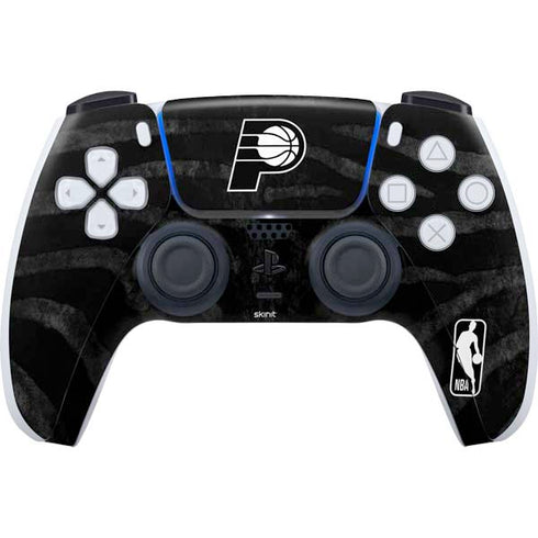 NBA Indiana Pacers Black Animal Print PS5 Controller Skin