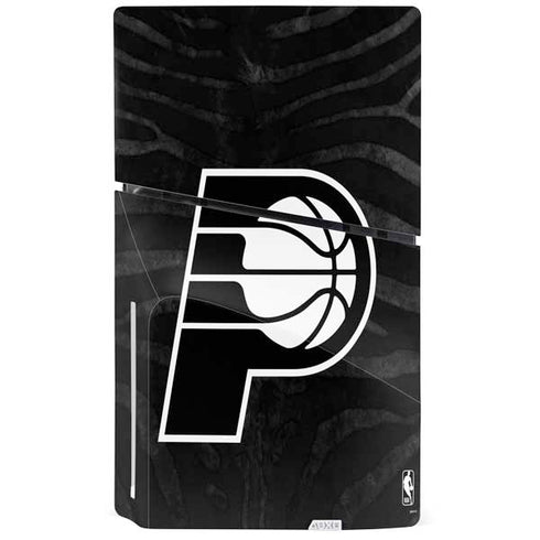 NBA Indiana Pacers Black Animal Print PS5 Slim Disk Bundle Skin