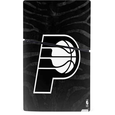 NBA Indiana Pacers Black Animal Print PS5 Slim Digital Edition Bundle Skin