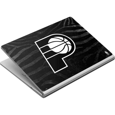 NBA Indiana Pacers Black Animal Print Surface Book Skin