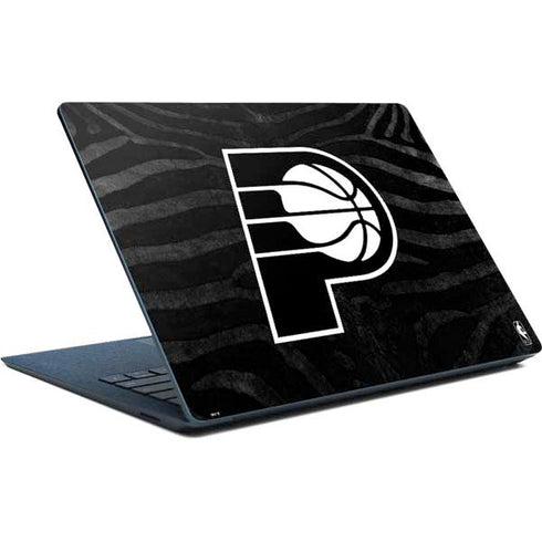 NBA Indiana Pacers Black Animal Print Surface Laptop Skin