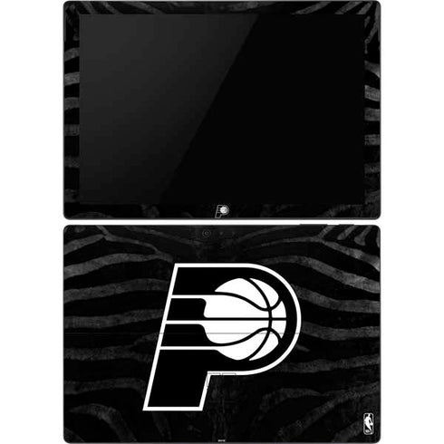 NBA Indiana Pacers Black Animal Print Surface Pro 6 Skin