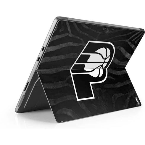 NBA Indiana Pacers Black Animal Print Surface Pro 9 Skin