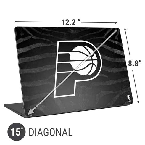NBA Indiana Pacers Black Animal Print Universal Laptop 15in (12.2 x 8.8in) Skin