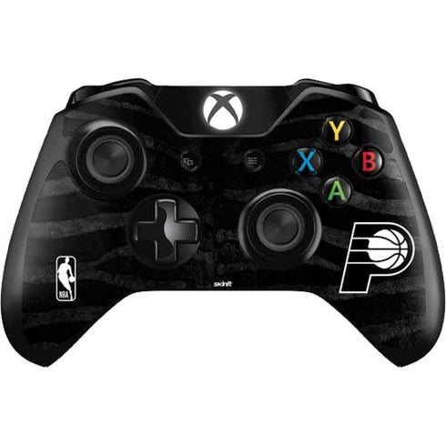 NBA Indiana Pacers Black Animal Print Xbox One Controller Skin