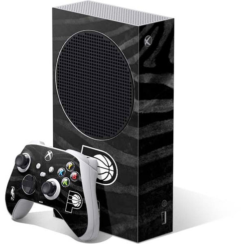 NBA Indiana Pacers Black Animal Print Xbox Series S Skins