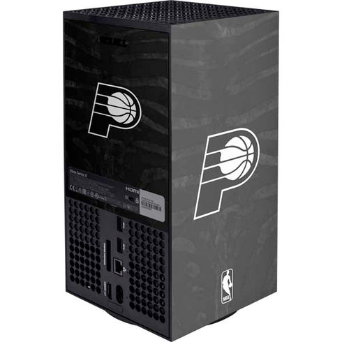 NBA Indiana Pacers Black Animal Print Xbox Series X Console Skin