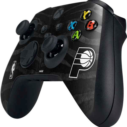 NBA Indiana Pacers Black Animal Print Xbox Series X Controller Skin