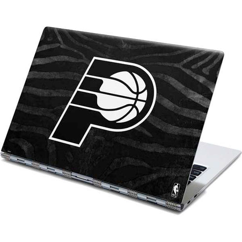 NBA Indiana Pacers Black Animal Print Yoga 910 2-in-1 14in Touch-Screen Skin