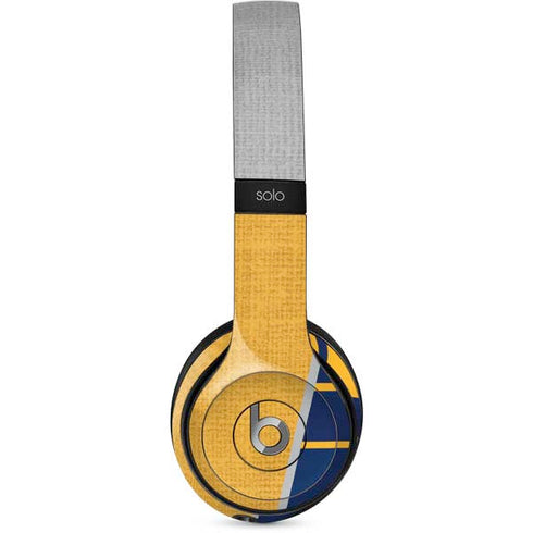 NBA Indiana Pacers Canvas Beats Solo 2 Wired Skin