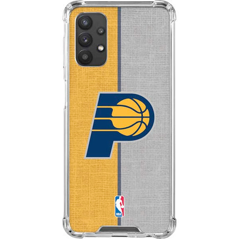 NBA Indiana Pacers Canvas Galaxy A32 5G Clear Case