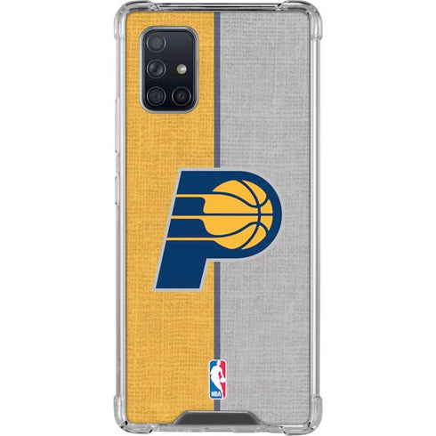 NBA Indiana Pacers Canvas Galaxy A71 5G Clear Case