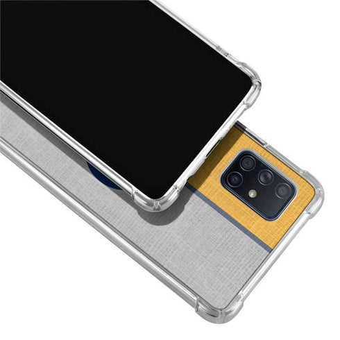 NBA Indiana Pacers Canvas Galaxy A71 5G Clear Case