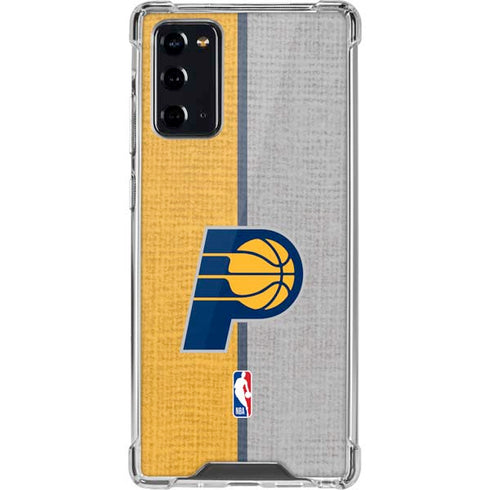 NBA Indiana Pacers Canvas Galaxy Note20 5G Clear Case