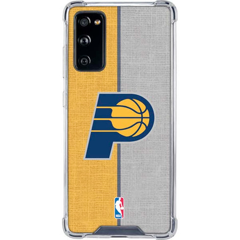 NBA Indiana Pacers Canvas Galaxy S20 FE Clear Case