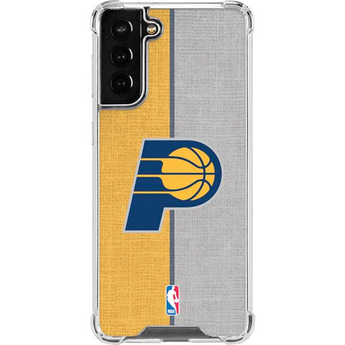 NBA Indiana Pacers Canvas Galaxy S21 FE Clear Case