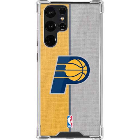NBA Indiana Pacers Canvas Galaxy S22 Ultra Clear Case