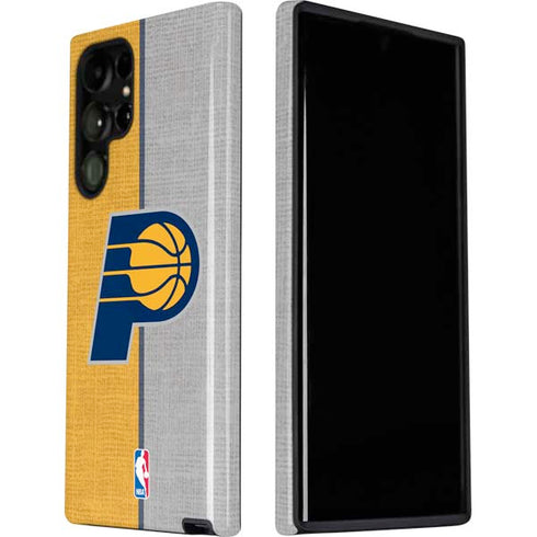 NBA Indiana Pacers Canvas Galaxy S22 Ultra Pro Case