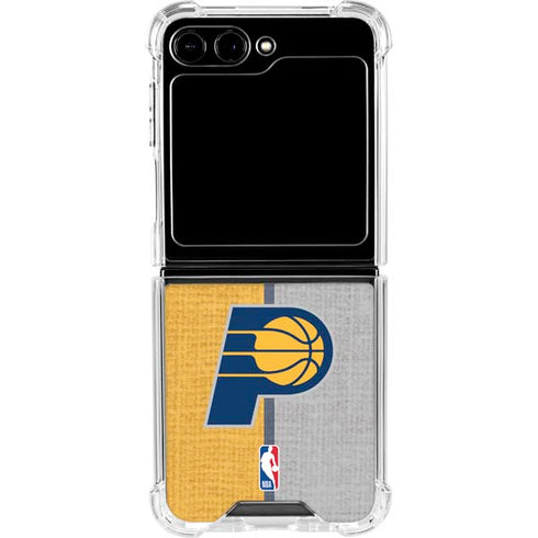 NBA Indiana Pacers Canvas Galaxy Z Flip5 5G Clear Case