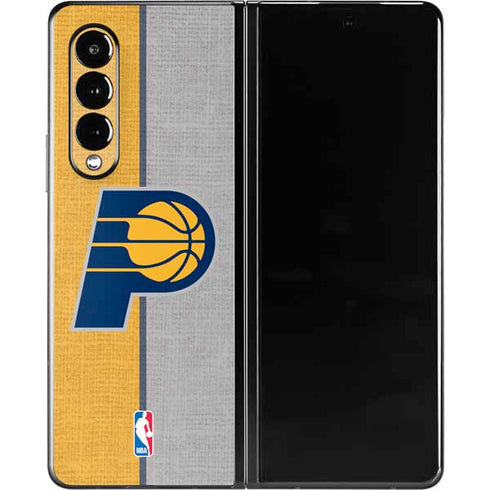 NBA Indiana Pacers Canvas Galaxy Z Fold3 5G Skin