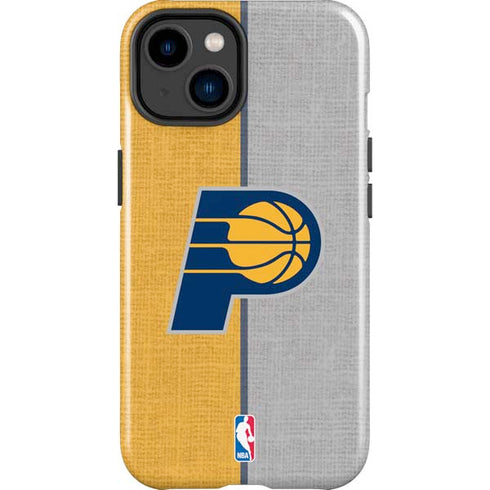 NBA Indiana Pacers Canvas iPhone 14 Plus Impact Case