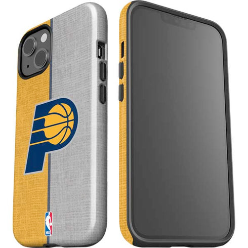 NBA Indiana Pacers Canvas iPhone 14 Plus Impact Case