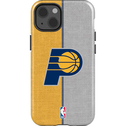 NBA Indiana Pacers Canvas iPhone 15 Impact Case