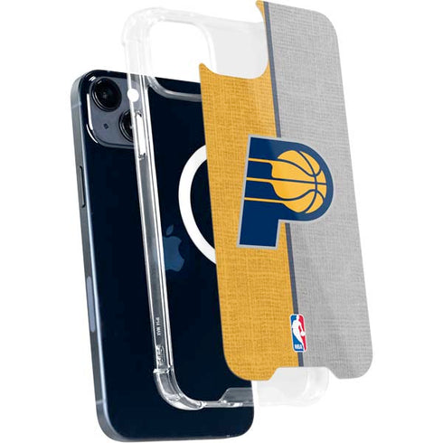 NBA Indiana Pacers Canvas iPhone 14 Plus MagSafe Case
