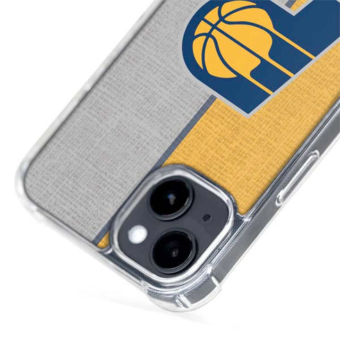 NBA Indiana Pacers Canvas iPhone 15 Plus MagSafe Case