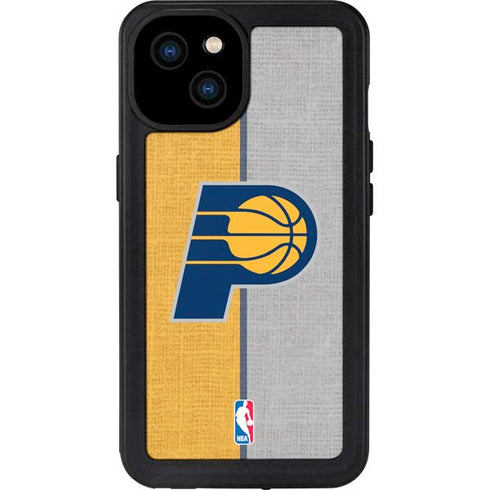 NBA Indiana Pacers Canvas iPhone 15 Plus Waterproof Case