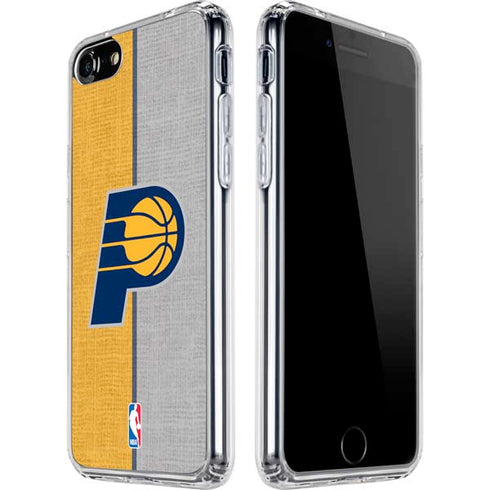 NBA Indiana Pacers Canvas iPhone SE (2nd & 3rd Gen) Clear Case