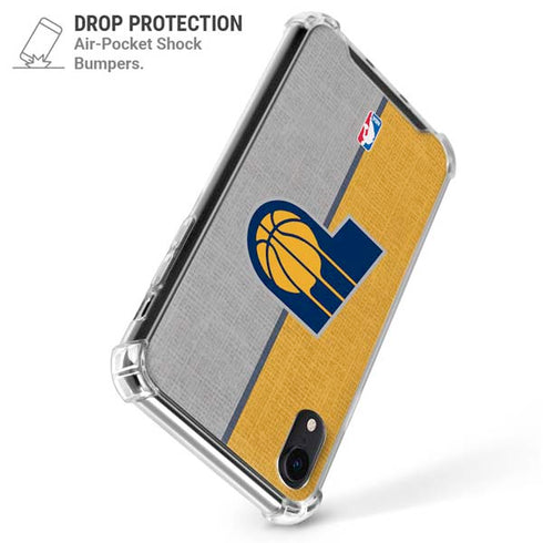 NBA Indiana Pacers Canvas iPhone XR Clear Case