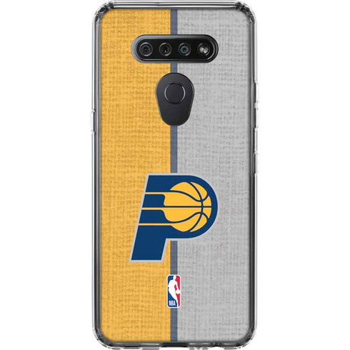 NBA Indiana Pacers Canvas LG K51/Q51 Clear Case