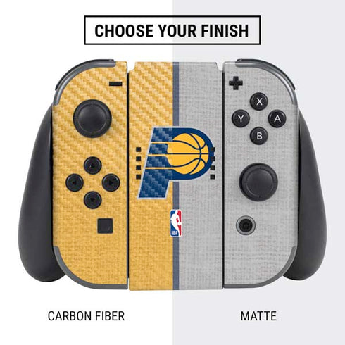 NBA Indiana Pacers Canvas Nintendo Switch Bundle Skin