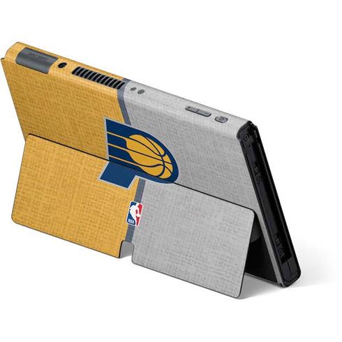 NBA Indiana Pacers Canvas Nintendo Switch OLED (2021) Skin