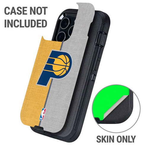NBA Indiana Pacers Canvas Otterbox Defender iPhone Skin