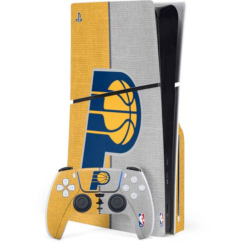 NBA Indiana Pacers Canvas PS5 Slim Disk Bundle Skin