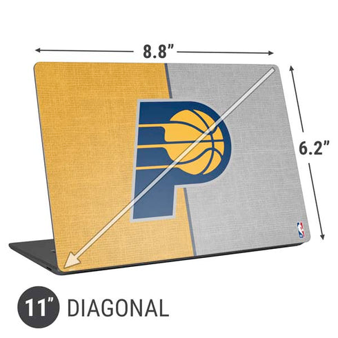 NBA Indiana Pacers Canvas Universal Laptop 11in (8.8 x 6.2in) Skin