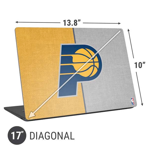 NBA Indiana Pacers Canvas Universal Laptop 17in (13.8 x 10in) Skin