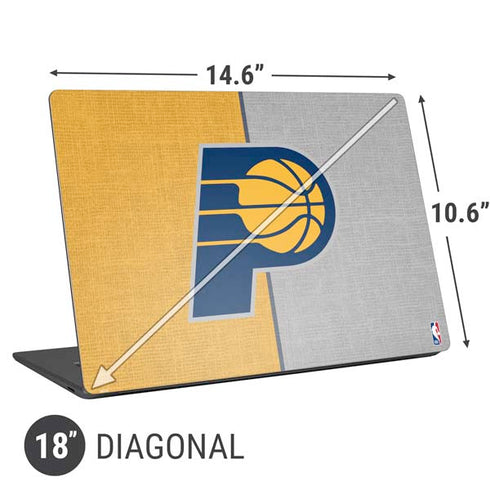 NBA Indiana Pacers Canvas Universal Laptop 18in (14.6 x 10.6in) Skin